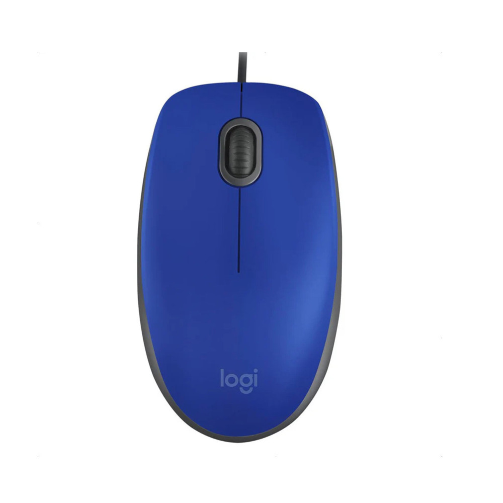Mouse Logitech M110 Silent alámbrico azul