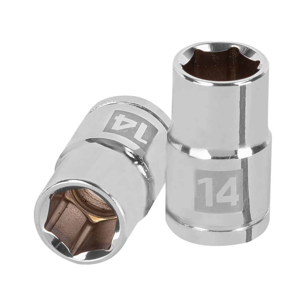Copa 14mm dado Truper 6 puntas cuadrante 1/2"