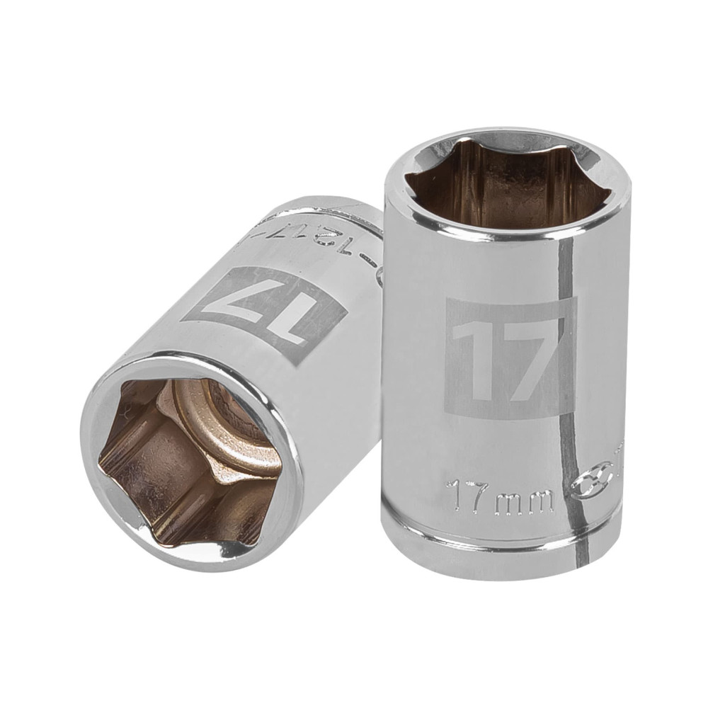 Copa 17mm dado Truper 6 puntas cuadrante 1/2"