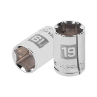 Copa 19mm dado Truper 6 puntas cuadrante 1/2"