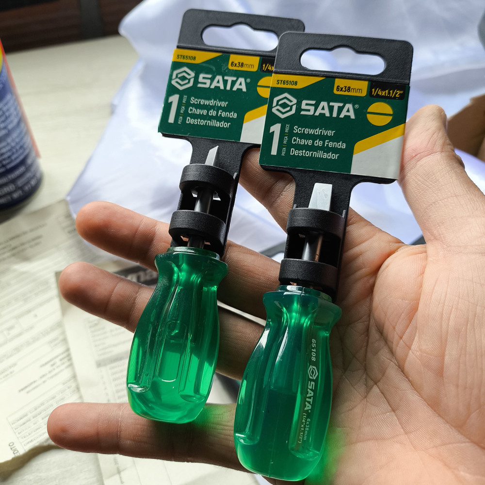 Destornillador pala Sata original 6x38mm(1/4x1.1/2")