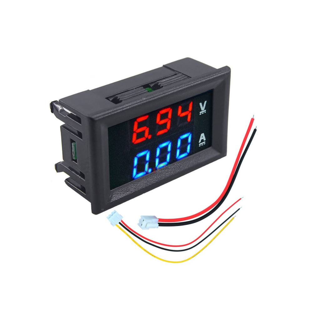 Voltímetro Amperímetro 100VDC - 10A
