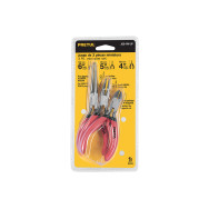 Kit 3 pinzas 4.5"pinza corta, larga, cortafrío pretul