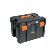 Caja herramientas 17"x12" profunda truper + charola