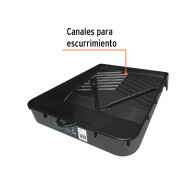 Charola para rodillo pintura 9" profesional Truper