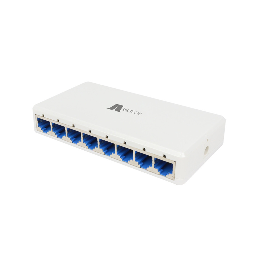 Switch de red plus 8 puertos jaltech puerto base 100