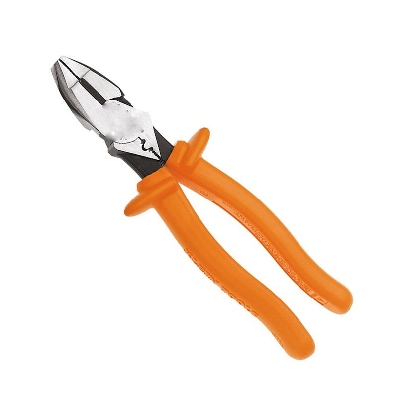 Alicate universal electricista 8" Globy original naranja