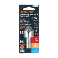 Broca avellanadora HSS cambio rápido 5/8" Truper
