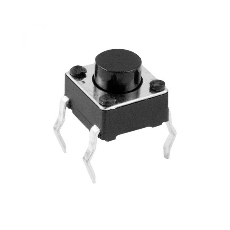 Pulsador 4 pines 12v pequeño 5mm altura