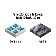 Llana 11" dentada cuadrada 1/4" Truper 6 remaches