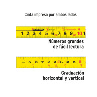 Flexómetro 5m Auto-Lock Truper antigolpes cinta 19mm