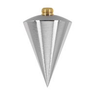 Plomada de acero 8oz construcción Truper