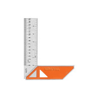 Escuadra 6" carpintero mango 100% aluminio Truper