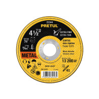 Disco de corte 4.1/2" x 1.2 mm corte fino metal Pretul x unidad