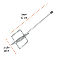Revolvedor mortero pintura mezcla 120mm diámetro Truper