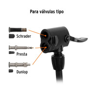Bomba aire manual para inflar 100 psi Truper