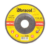 Disco Abracol Tipo 42 CorteMetal  4.1/2"X1/8"X7/8" Grano A30