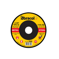 Disco Abracol Tipo 42 CorteMetal  4.1/2"X1/8"X7/8" Grano A30
