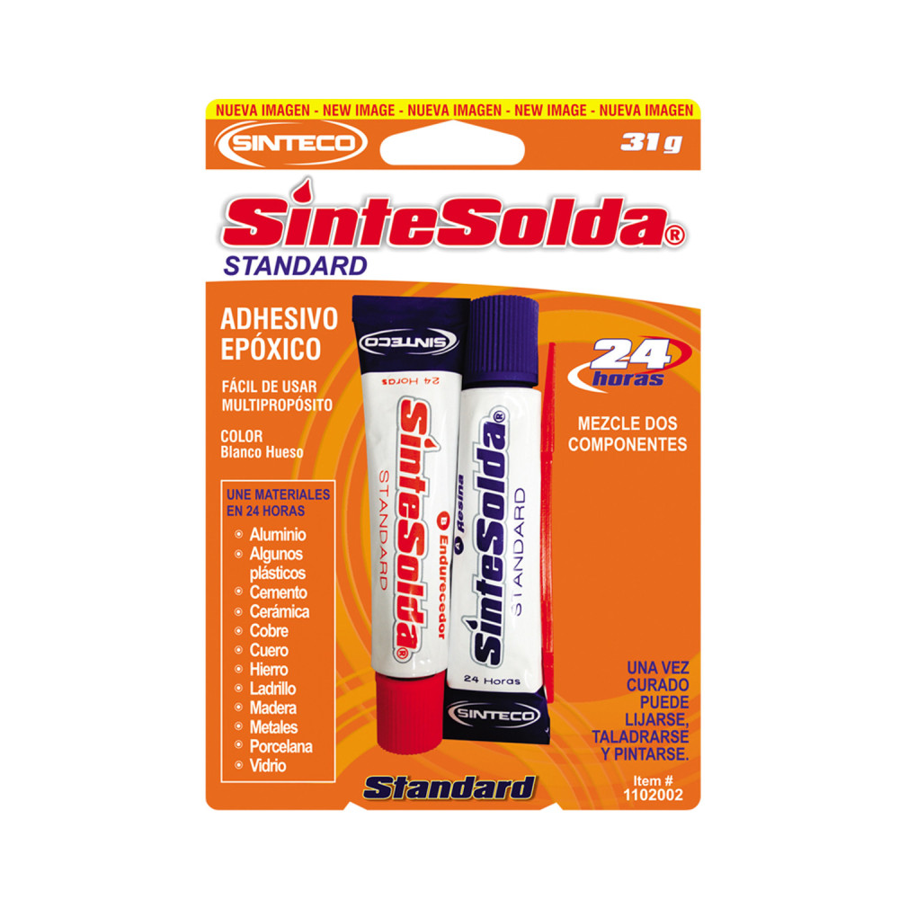 Sintesolda 24 horas adhesivo epóxico