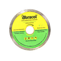 Disco Diamantado Abracol Continuo 4.1/2"X7/8"