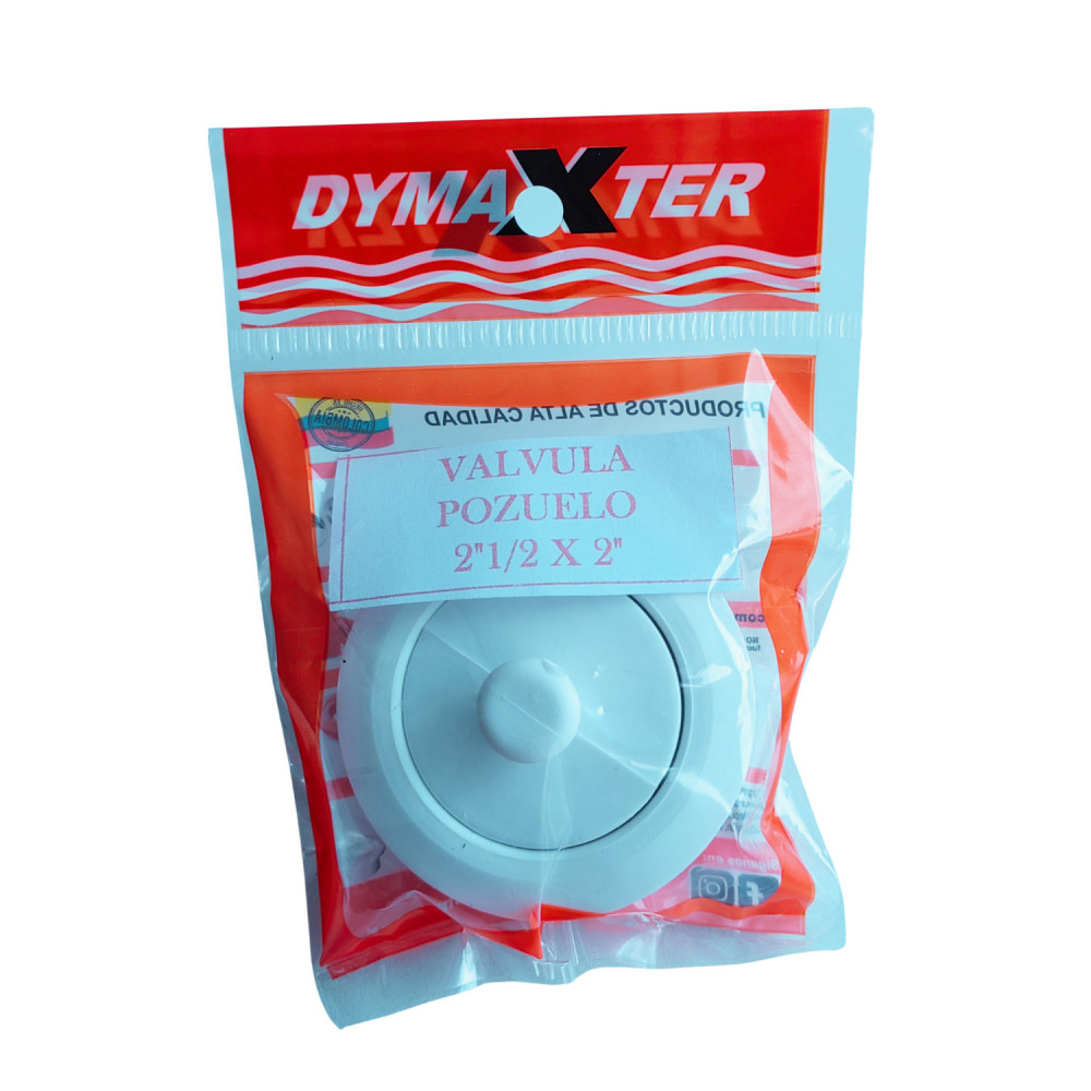 Válvula pozuelo 2.1/2"x2" Dymaxter