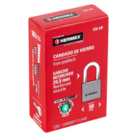 Candado HERMEX hierro 50mm  gancho corto