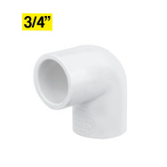 Codo PVC 3/4" presión x unidad