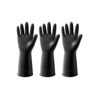 Par guantes caucho talla 10 baño lavandería calibre 35 industrial