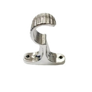 Soporte u 3/4" plateado cortinero