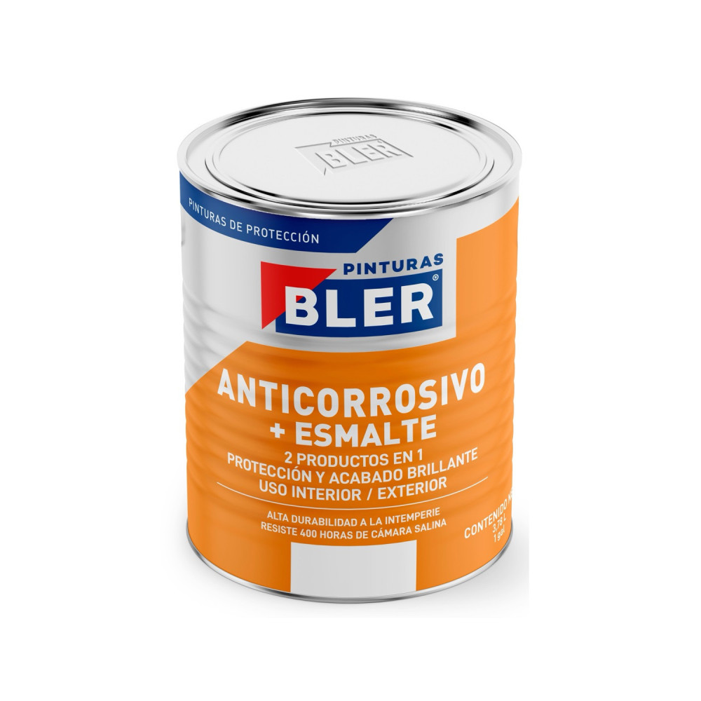 Anticorrosivo + esmalte Blanco 1/4 Bler interior/exterior