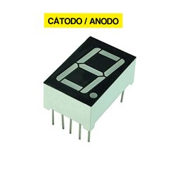 Display 7 segmentos  0.56" catodo/anodo común
