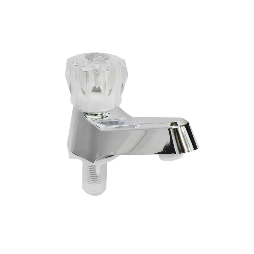 Llave lavamanos diamante cromada rioplast