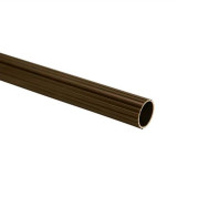 Tubo cortinero 1/2"(12.5mm) anoloc café x 50cm