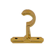 Soporte u 1" dorado cortinero