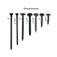 Tornillo drywall 6x1.1/4"