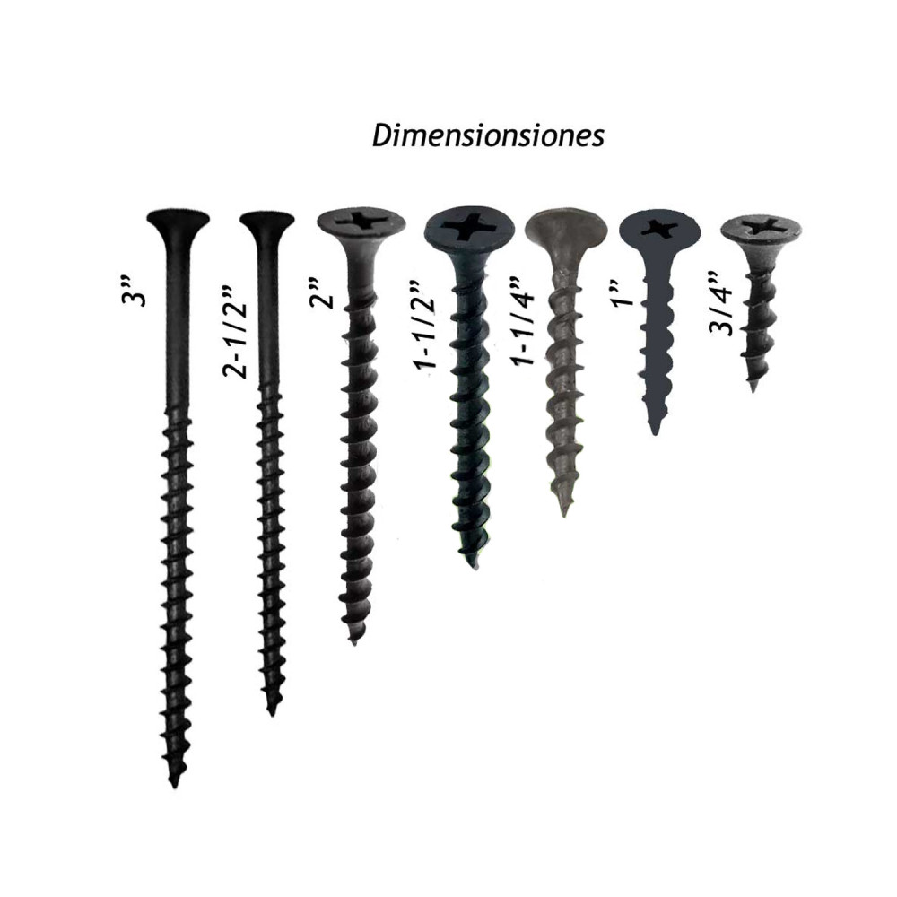 Tornillo drywall 6x1.1/2"