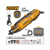 Mototool Ingco 200W + 149 Accesorios UMG2008