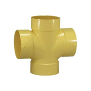 Cruceta PVC 3" sanitario