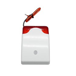 Sirena alarma electrónica roja/azul 12VDC 120dB HY-103