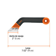 Raspador de juntas lechada Truper con cuchillas 2"