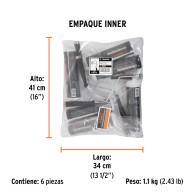Rodillo para pintar 9x3/8" superficies lisas Truper