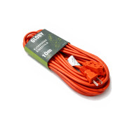 Extensión 10m naranja 3 tomas semi industrial
