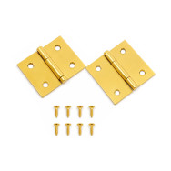 Par bisagras 2x2" + 8 tornillos