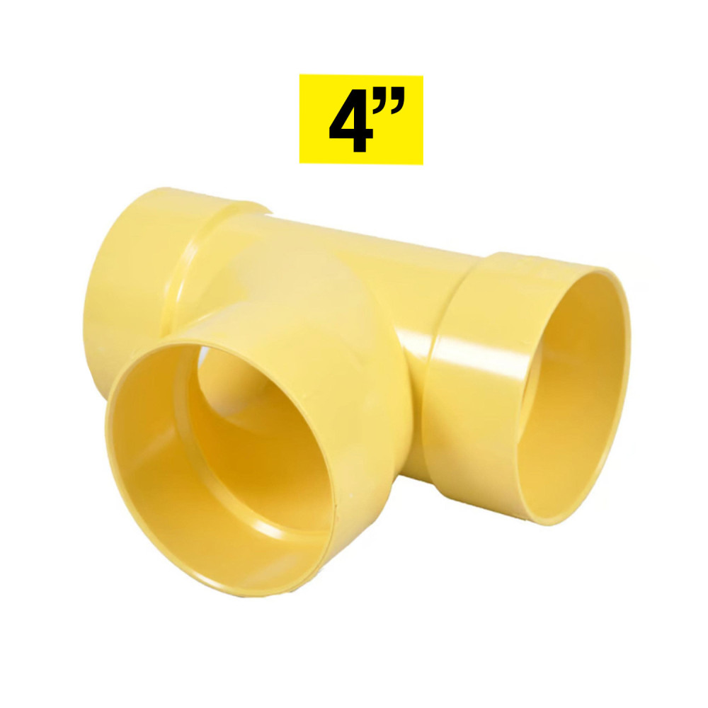Tee PVC 4" sanitario