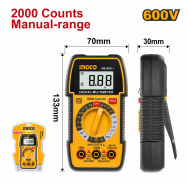 Multímetro Industrial Ingco DM360011 True RMS 600V