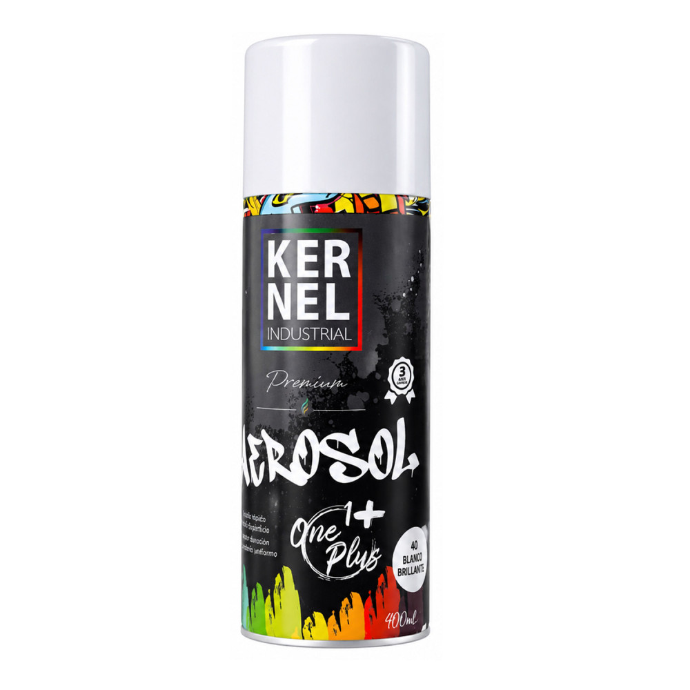 Pintura aerosol Blanco brillante N40 Kernel 400mL