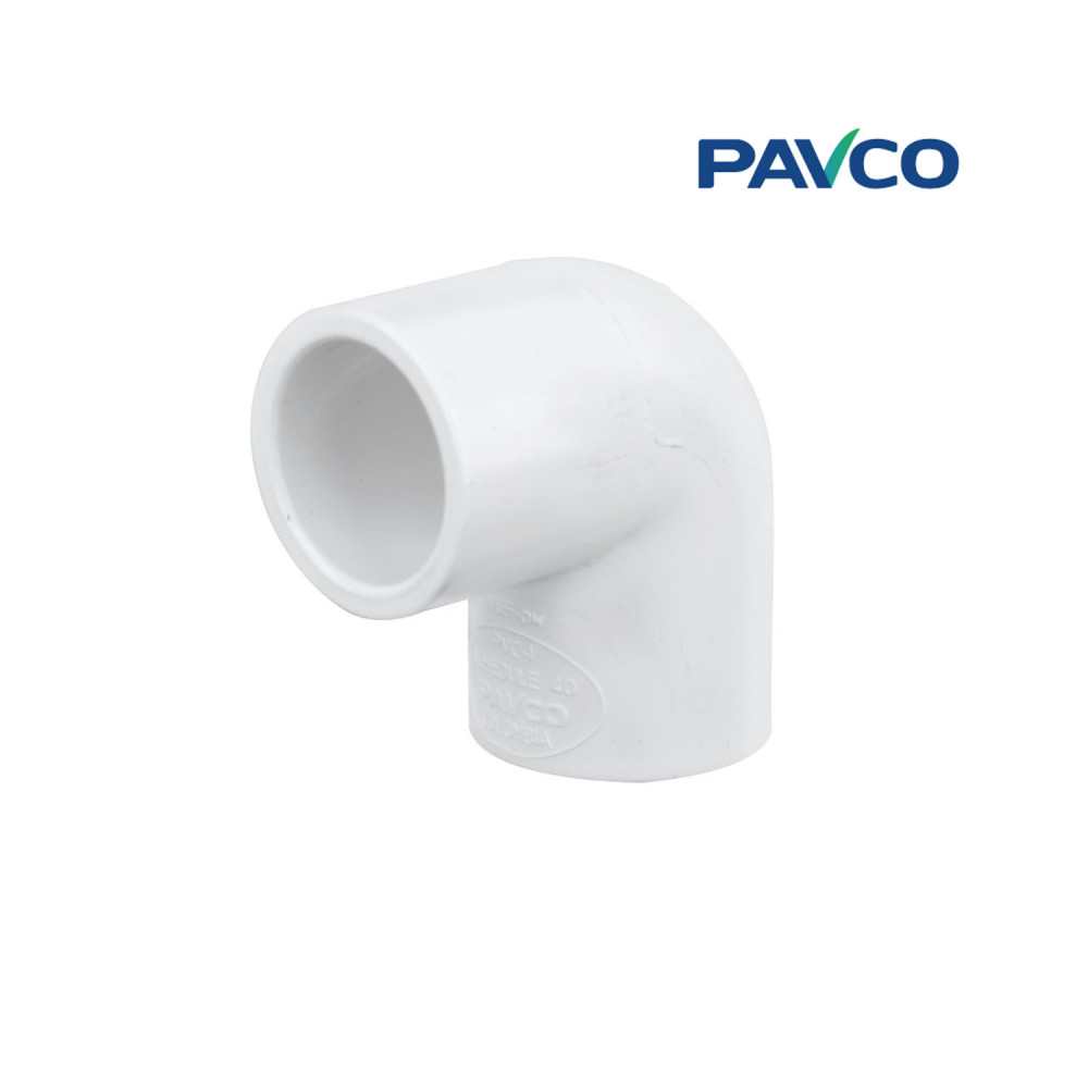 Codo PVC Pavco presión 1/2"