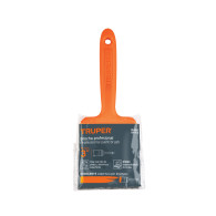 Brocha 3" Truper naranja limpieza PC electrónica cerdas negras