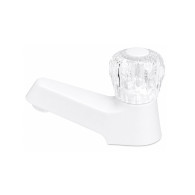 Llave lavamanos diamante blanca rioplast