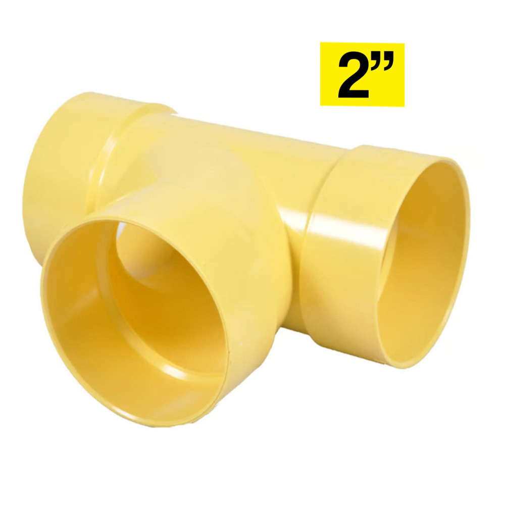 Tee PVC 2" sanitario